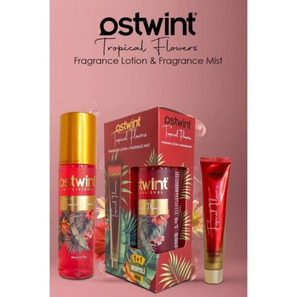 Ostwint Body Mist Tropical Flower 200 ml + Body Lotion SET