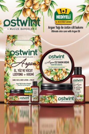 Ostwint Argan Skin Care Cream and Hand Face Body Lotion Set